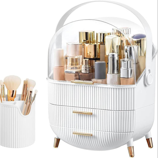 Dustproof Makeup Organiser with Lid