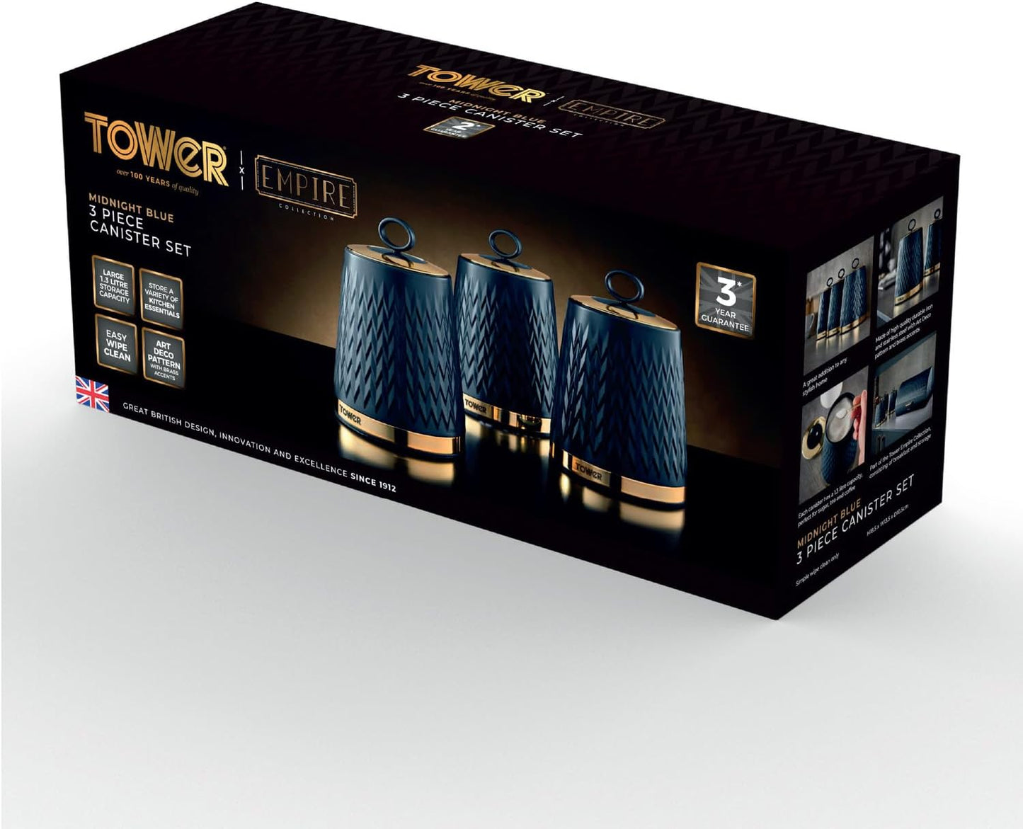 Tea, Coffee & Sugar Storage Canister Set