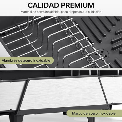 Expandable Stainless Steel Dish Drying Rack