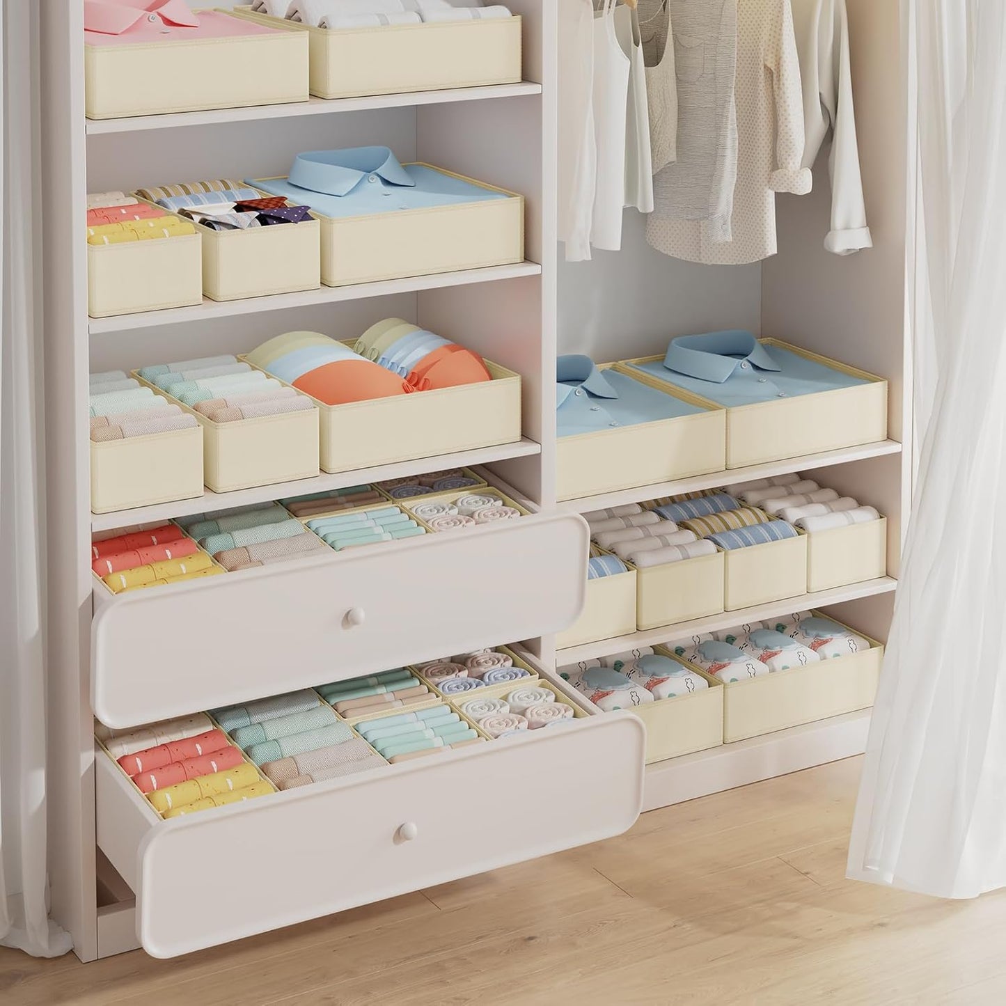 Fabric Drawer Organisers for Clothes & Accessories