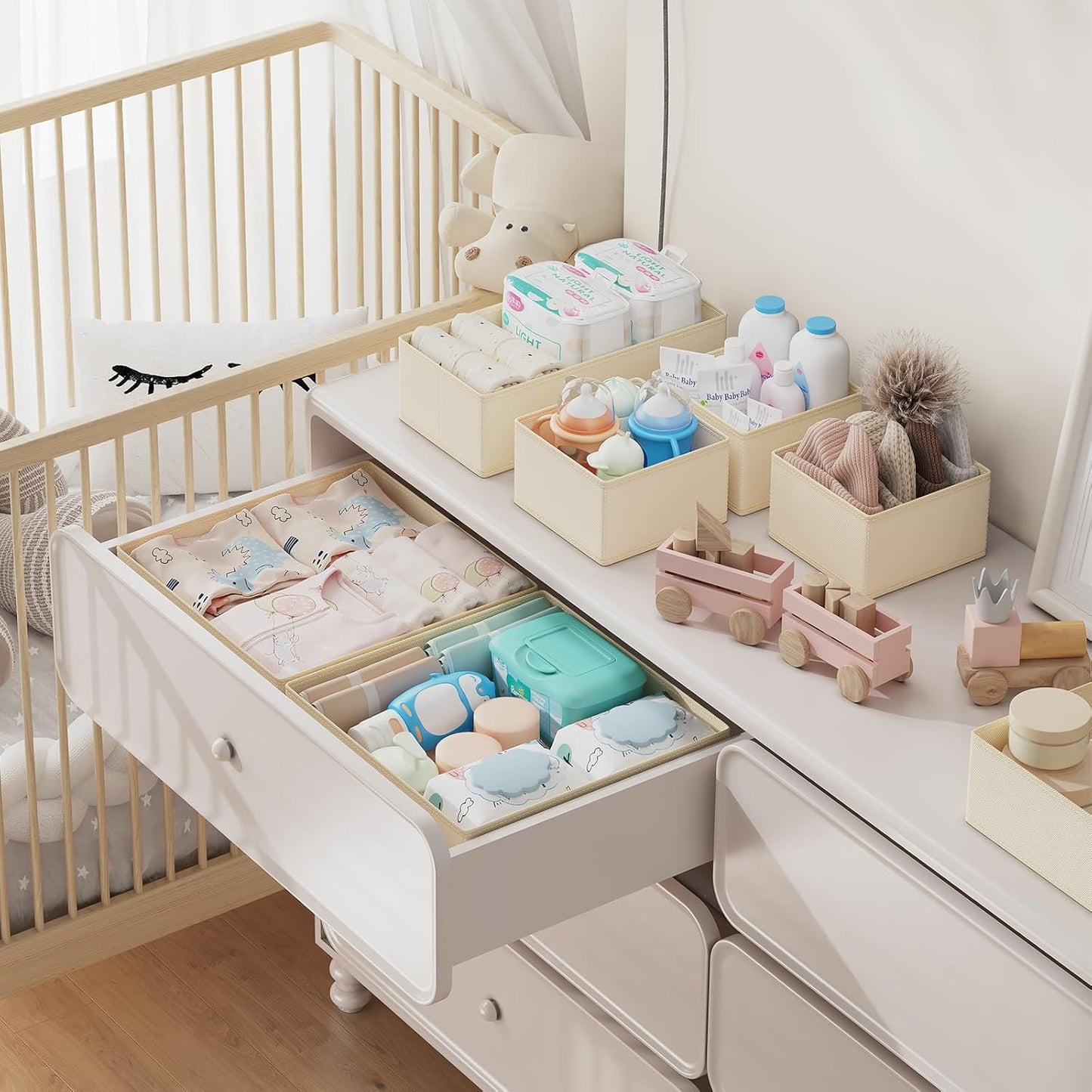Fabric Drawer Organisers for Clothes & Accessories
