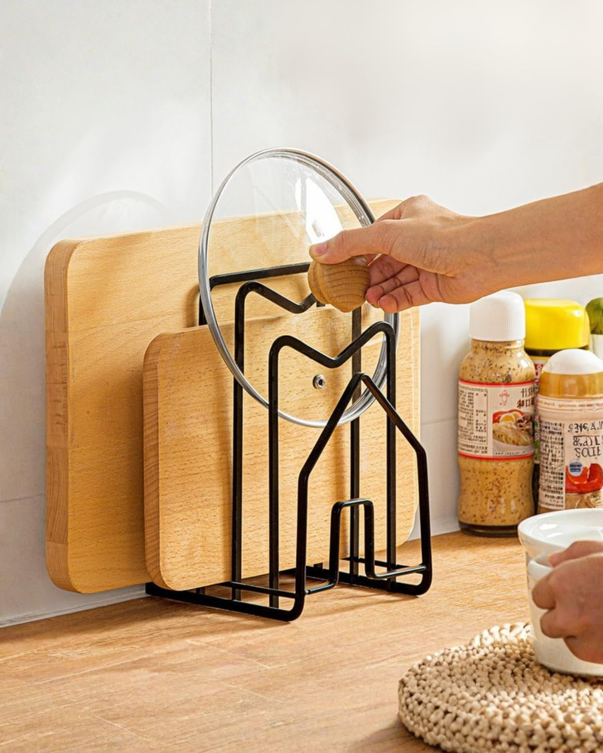 Chopping Board & Pan Lid Organiser