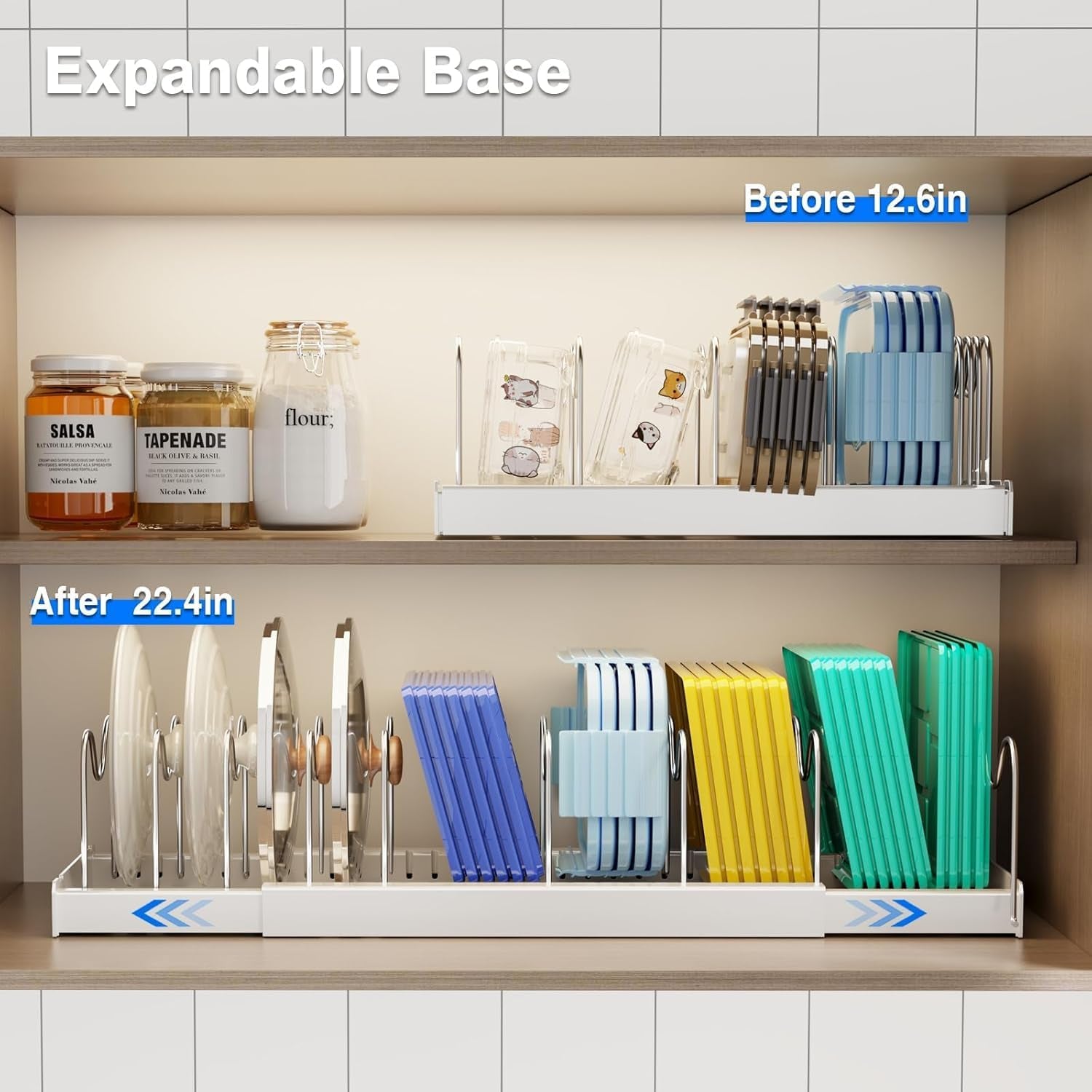 Expandable Pan & Lid Organiser