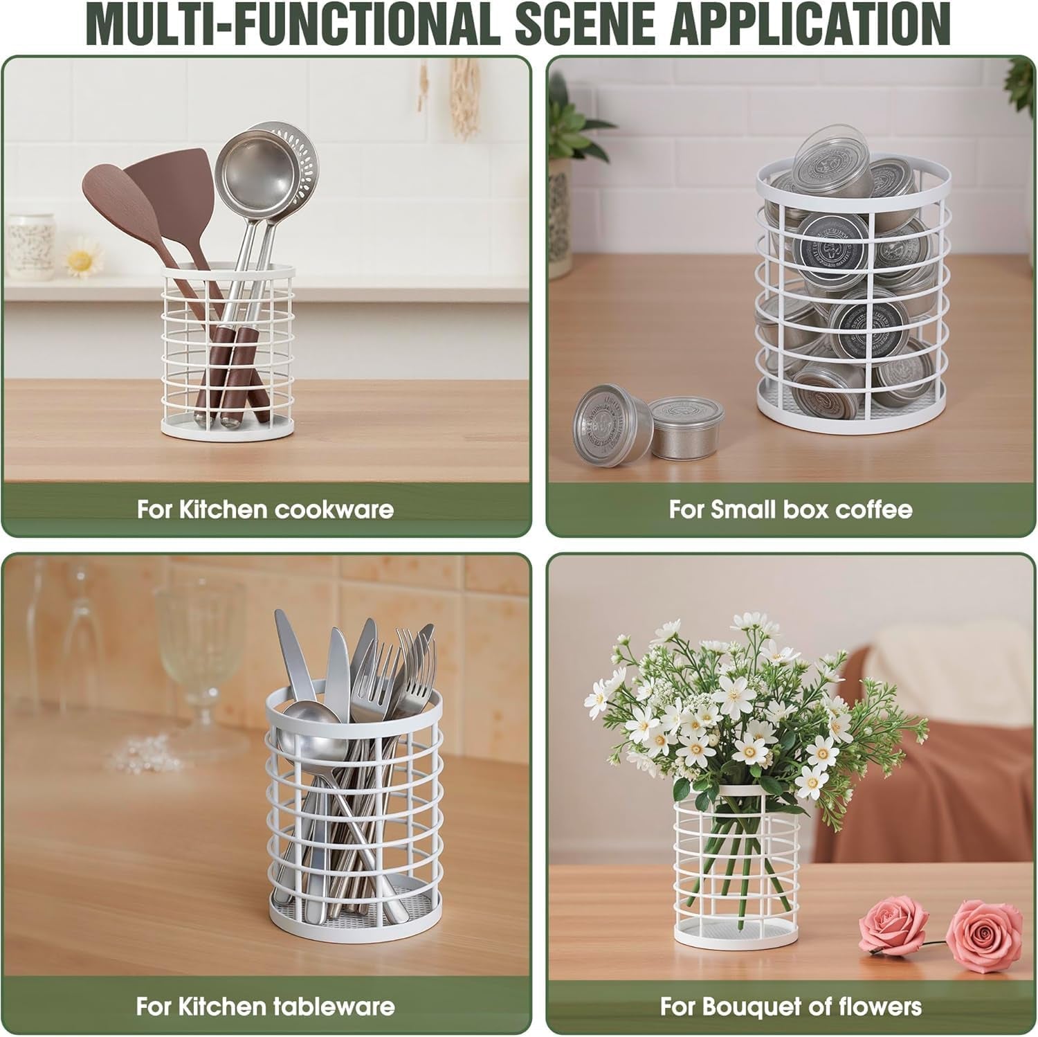 Utensil Caddy for Kitchen Counter