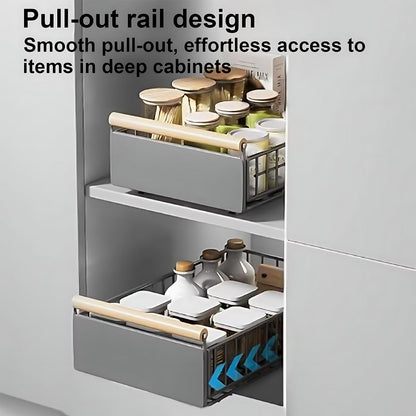Adjustable Pull-Out Cabinet Organiser