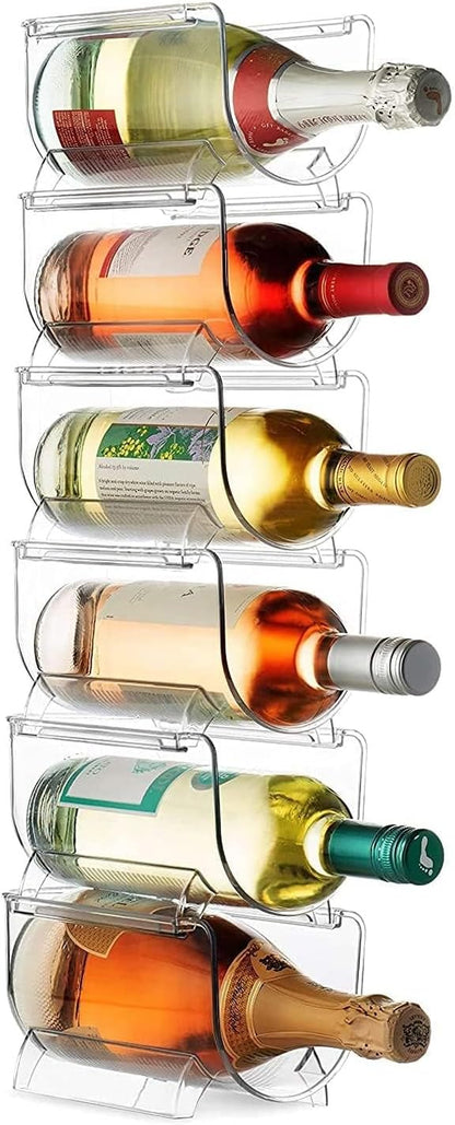 Stackable Bottle Holder for Fridge & Pantry