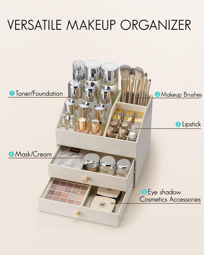 Makeup Organiser with Drawers for Cosmetics & Skincare