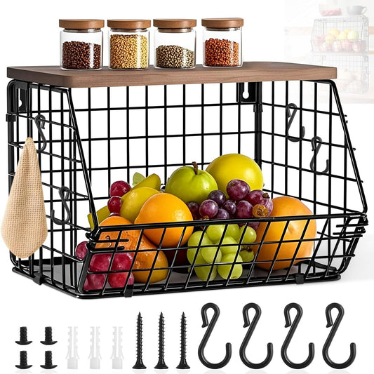 Stackable Fruit & Vegetable Storage Basket