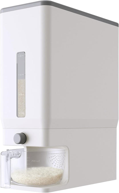 Airtight Rice & Dry Food Storage Dispenser