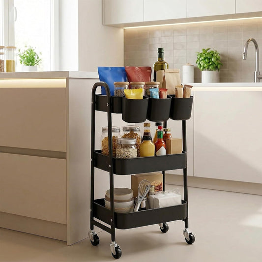 Rolling Storage Cart for Home Organisation