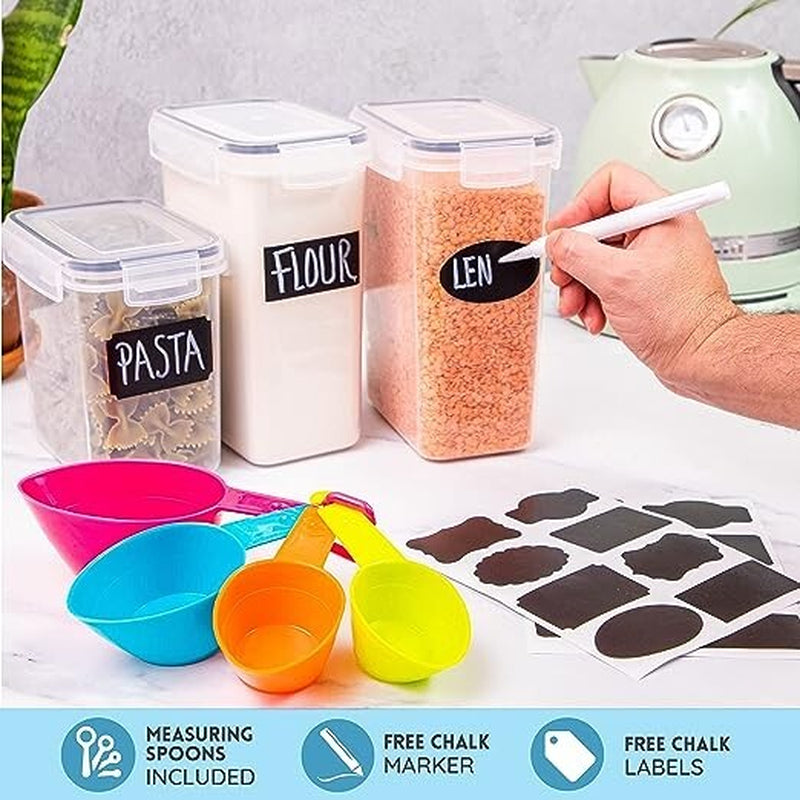 Airtight Food Storage Container Set | 20Pcs Kitchen & Pantry Organiser - Nuovva
