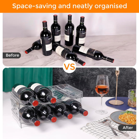 Bottle Storage Organiser for Kitchen & Pantry