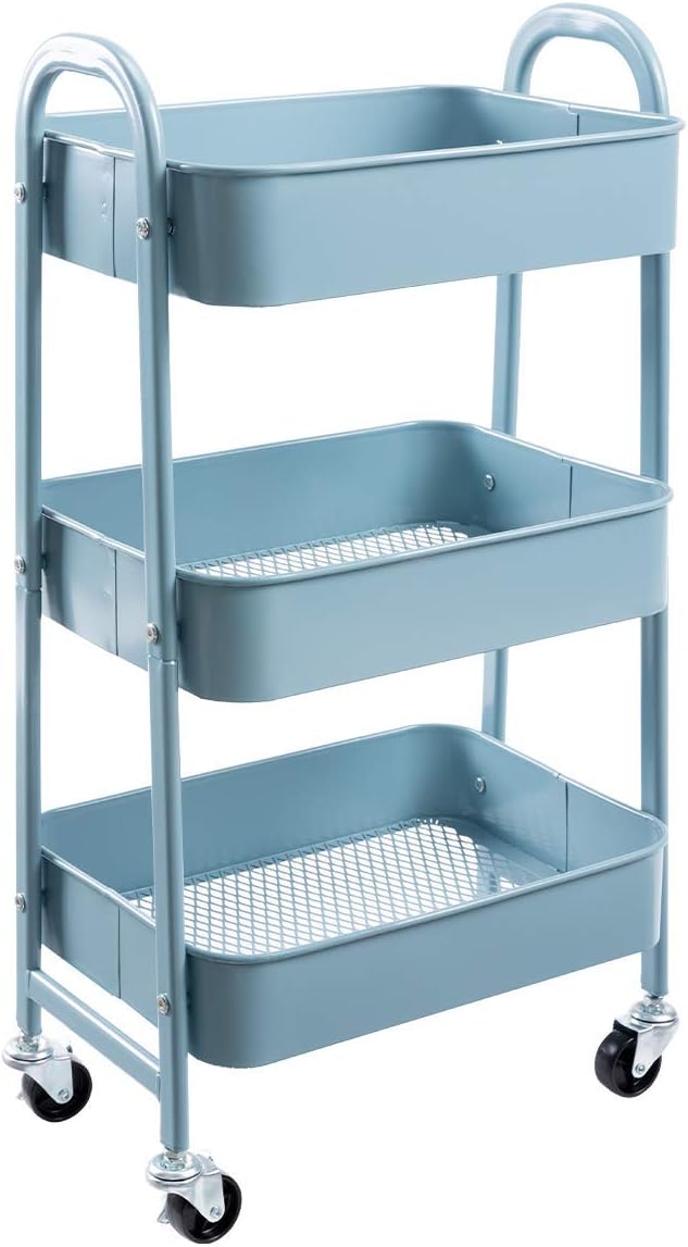 Rolling Storage Cart for Home Organisation