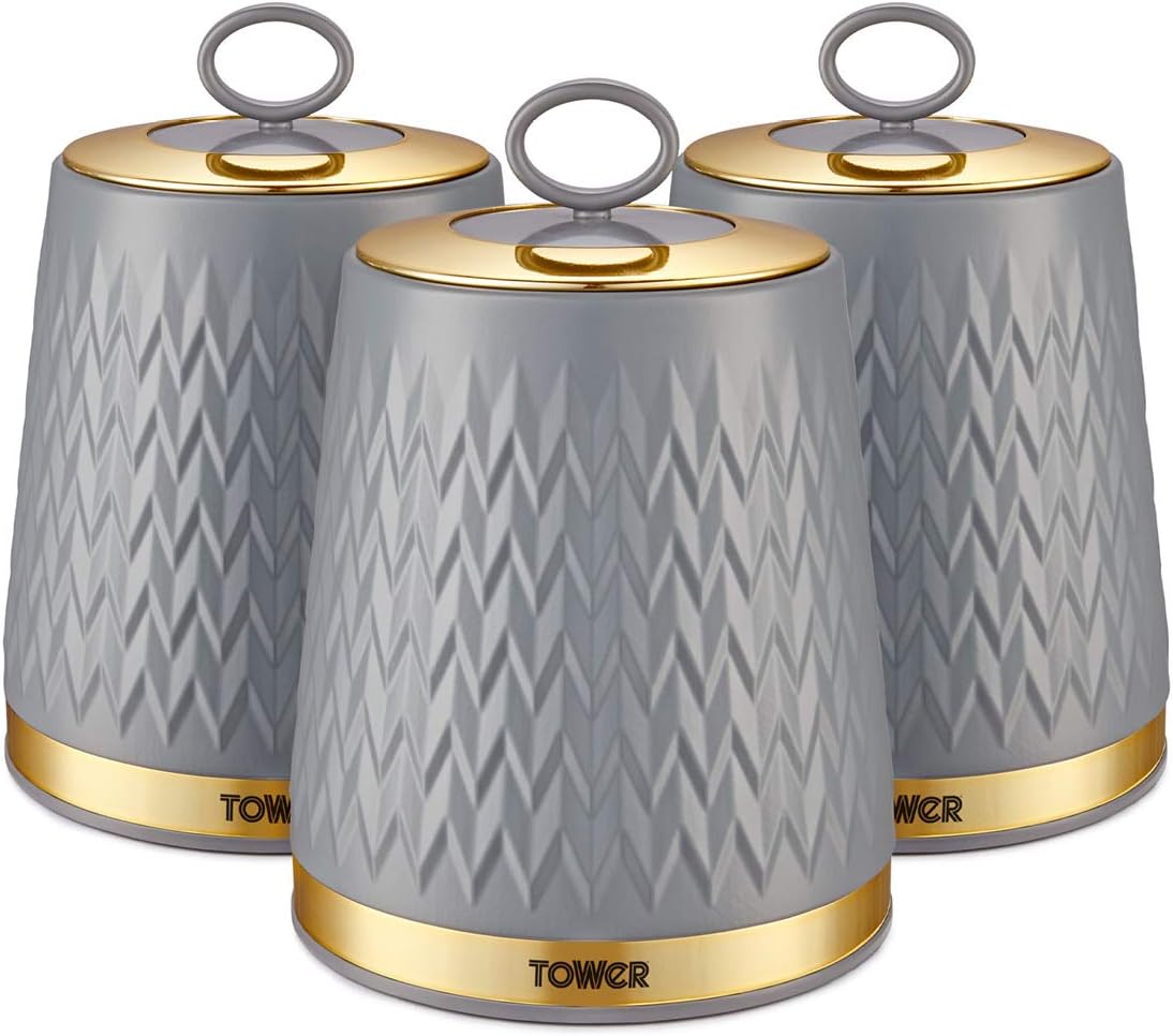 Tea, Coffee & Sugar Storage Canister Set