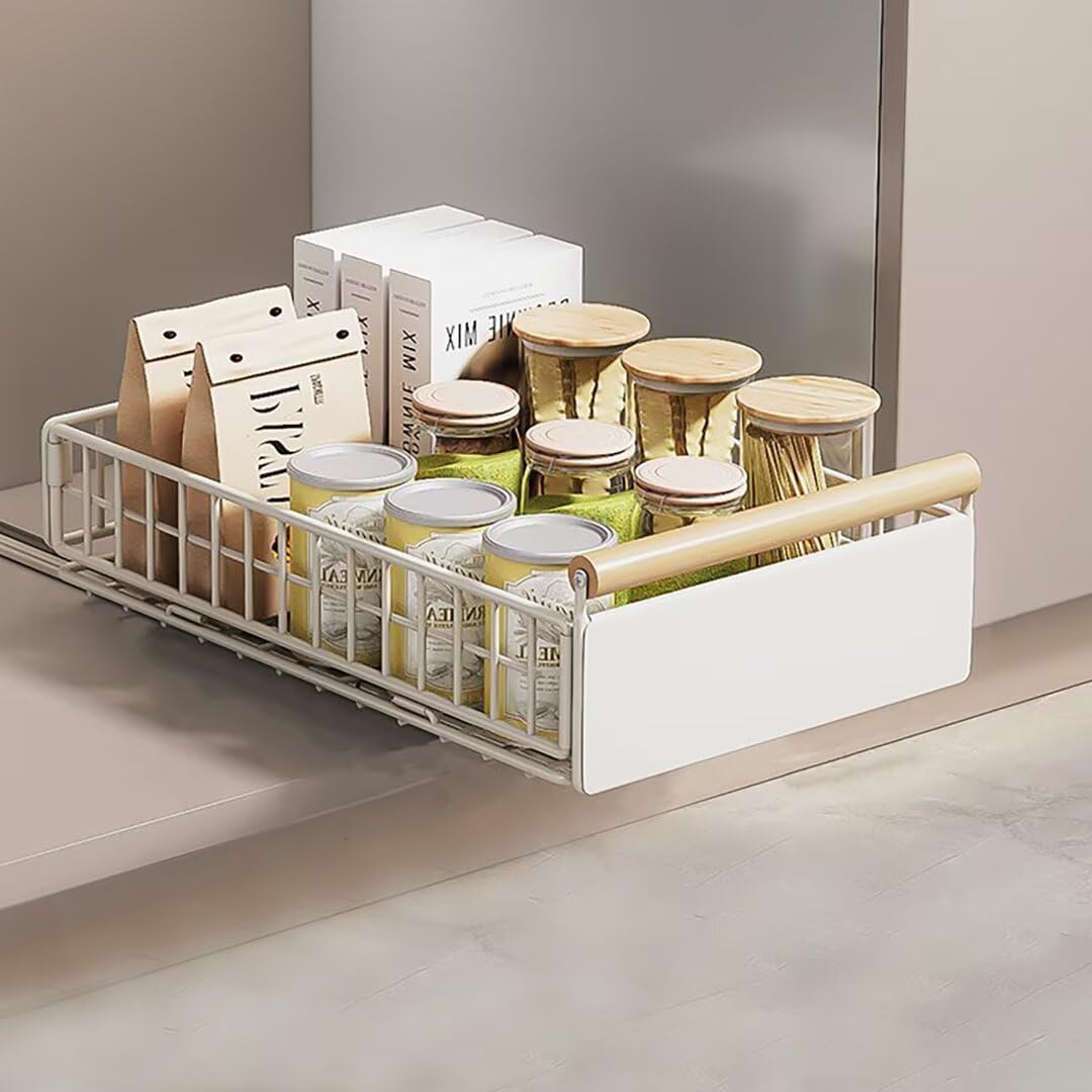 Adjustable Pull-Out Cabinet Organiser