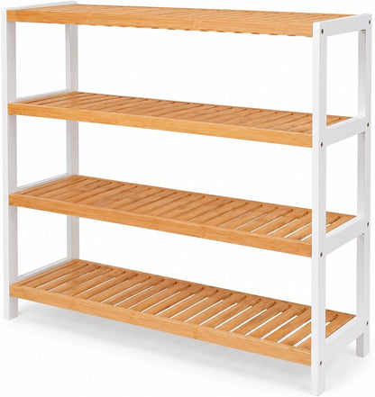 Bamboo Shoe Rack for Home Organisation