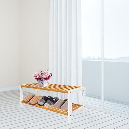 Bamboo Shoe Rack for Home Organisation