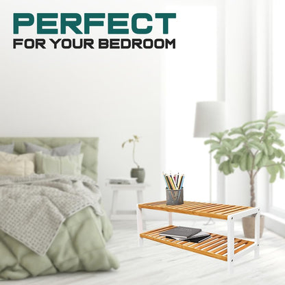 Bamboo Shoe Rack for Home Organisation