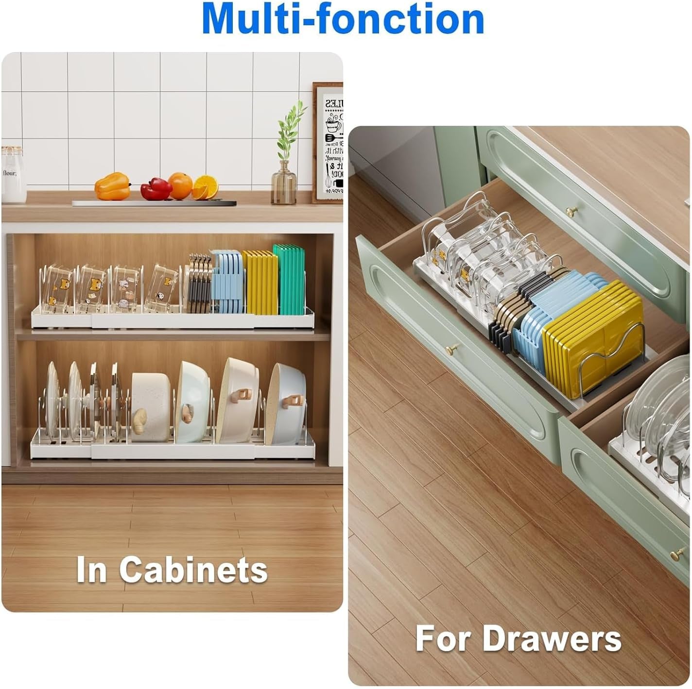 Expandable Pan & Lid Organiser