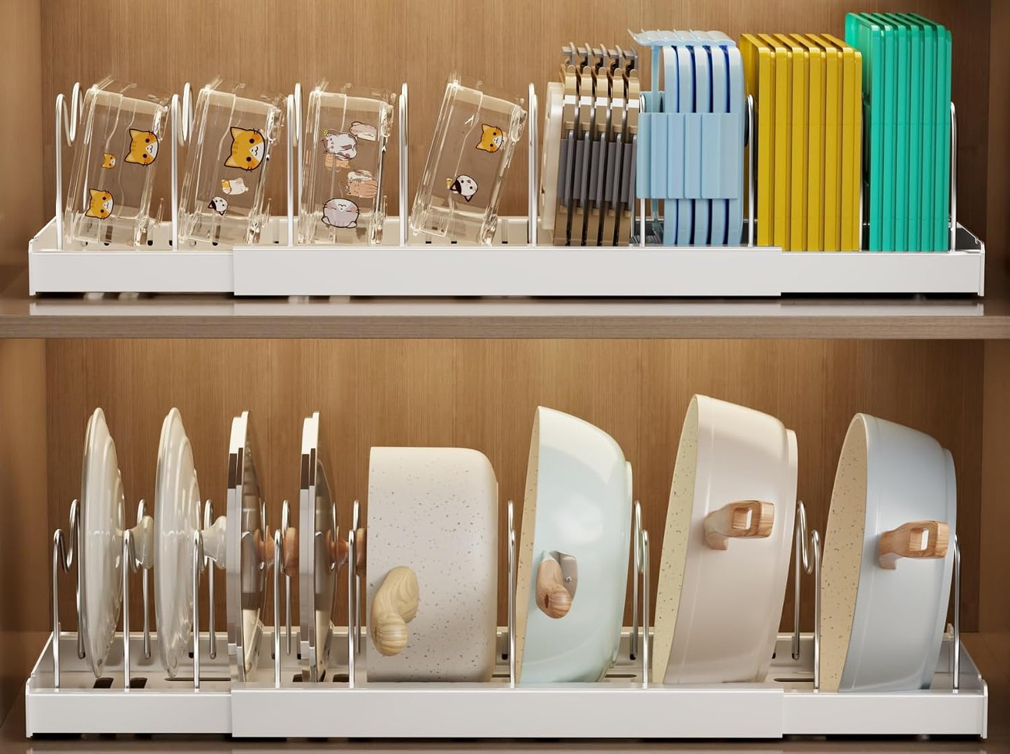 Expandable Pan & Lid Organiser