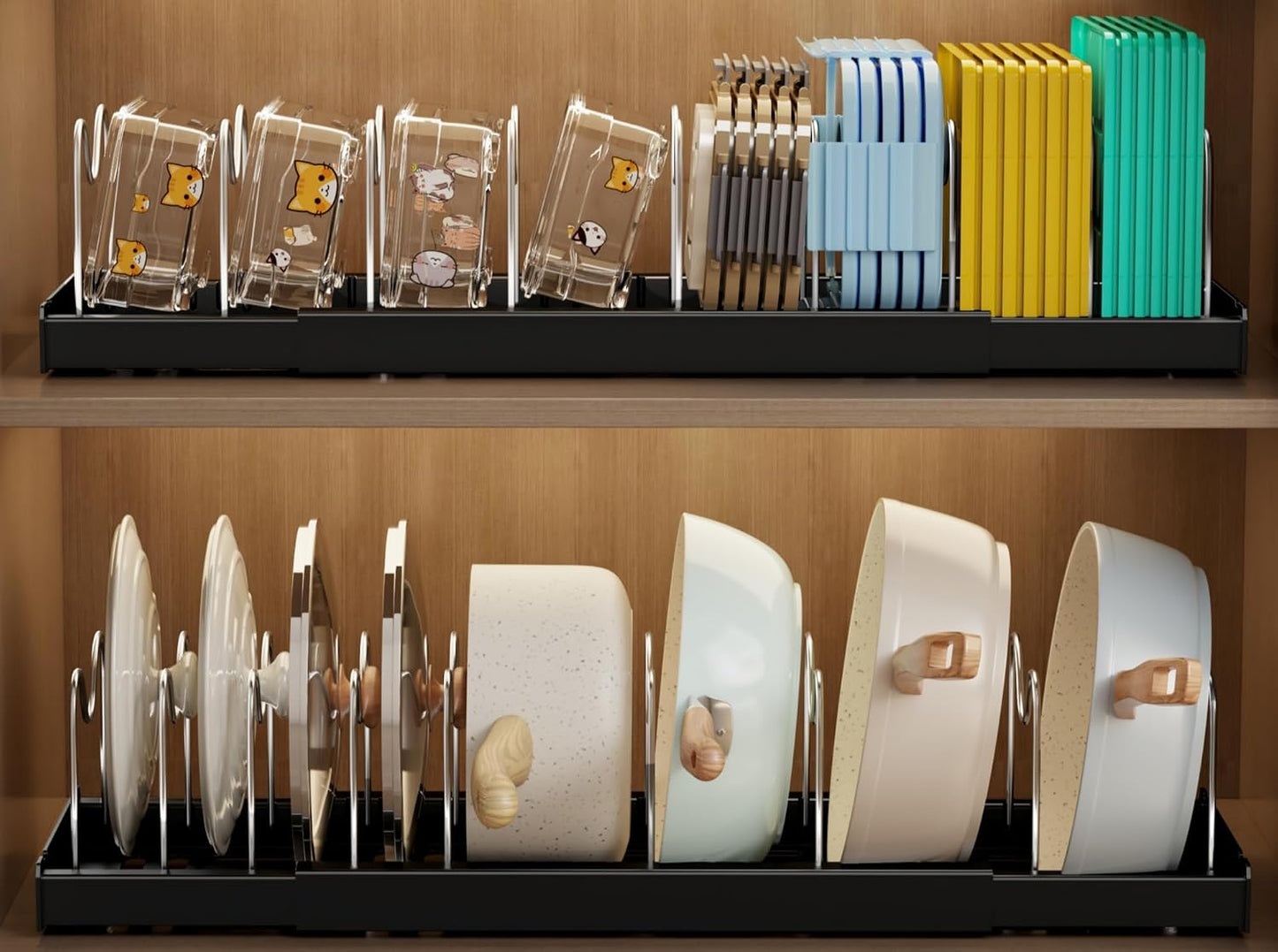 Expandable Pan & Lid Organiser