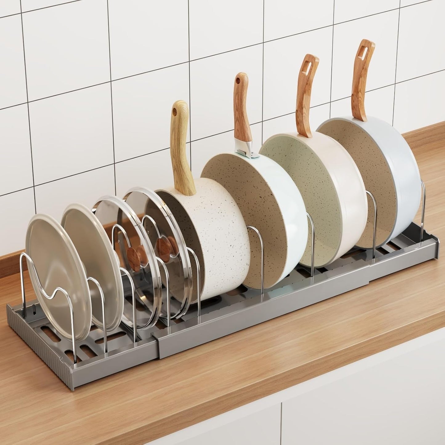 Expandable Pan & Lid Organiser
