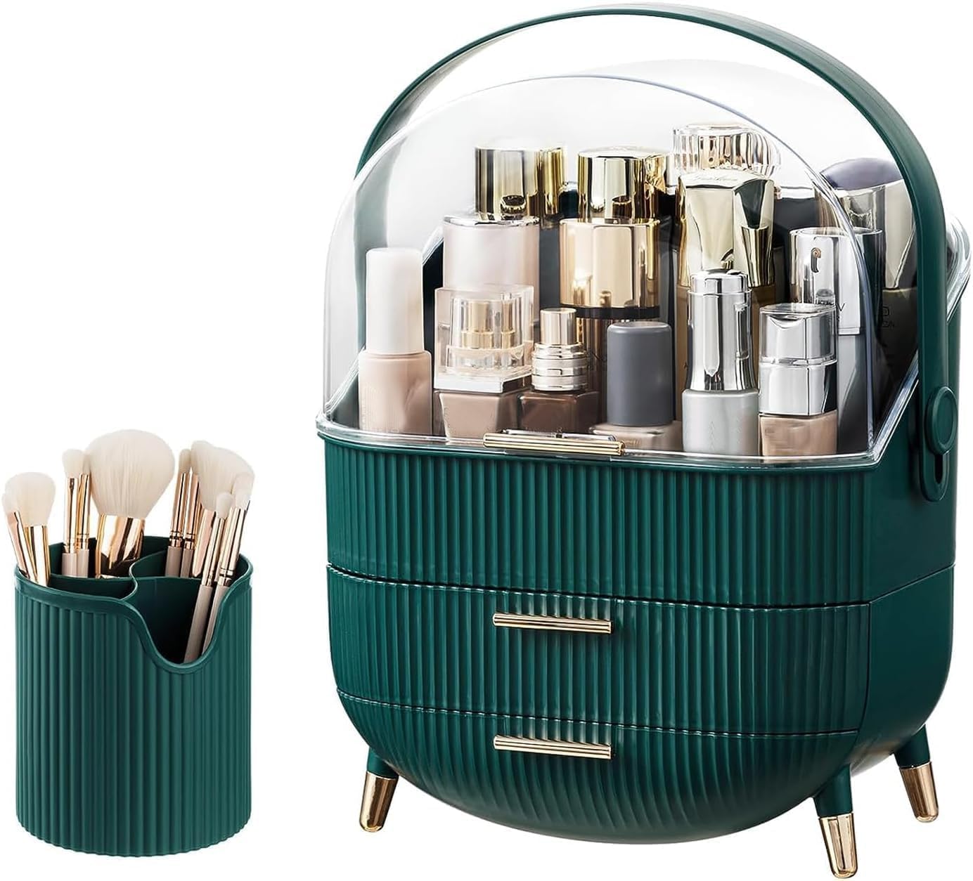 Dustproof Makeup Organiser with Lid