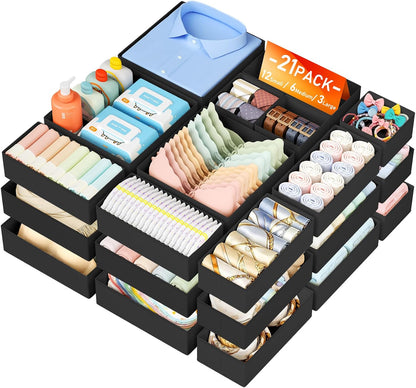 Fabric Drawer Organisers for Clothes & Accessories