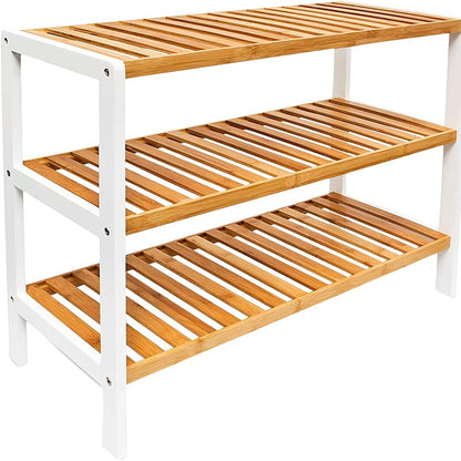 Bamboo Shoe Rack for Home Organisation