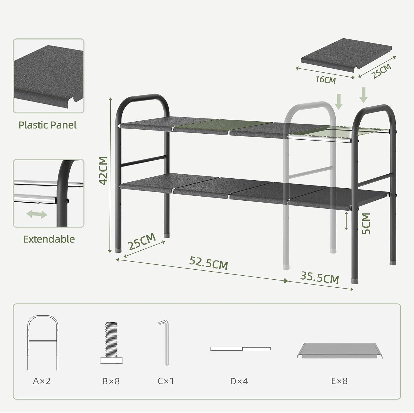 Expandable Under Sink Storage Rack
