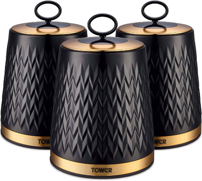 Tea, Coffee & Sugar Storage Canister Set