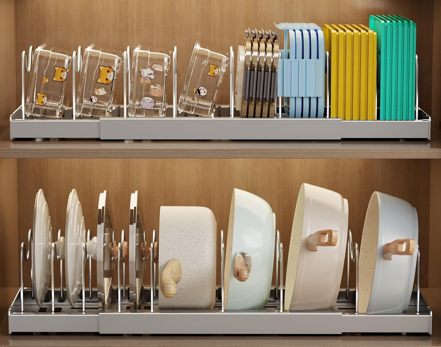 Expandable Pan & Lid Organiser