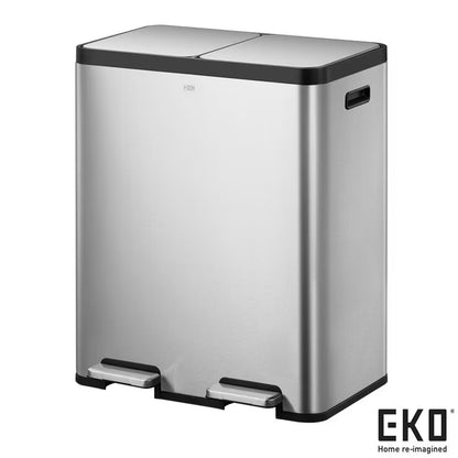 Ecocasa 60L Recycling Bin in Stainless Steel