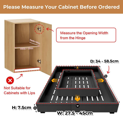 Expandable Pull-Out Cabinet Organiser