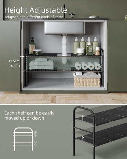 Expandable Under Sink Storage Rack