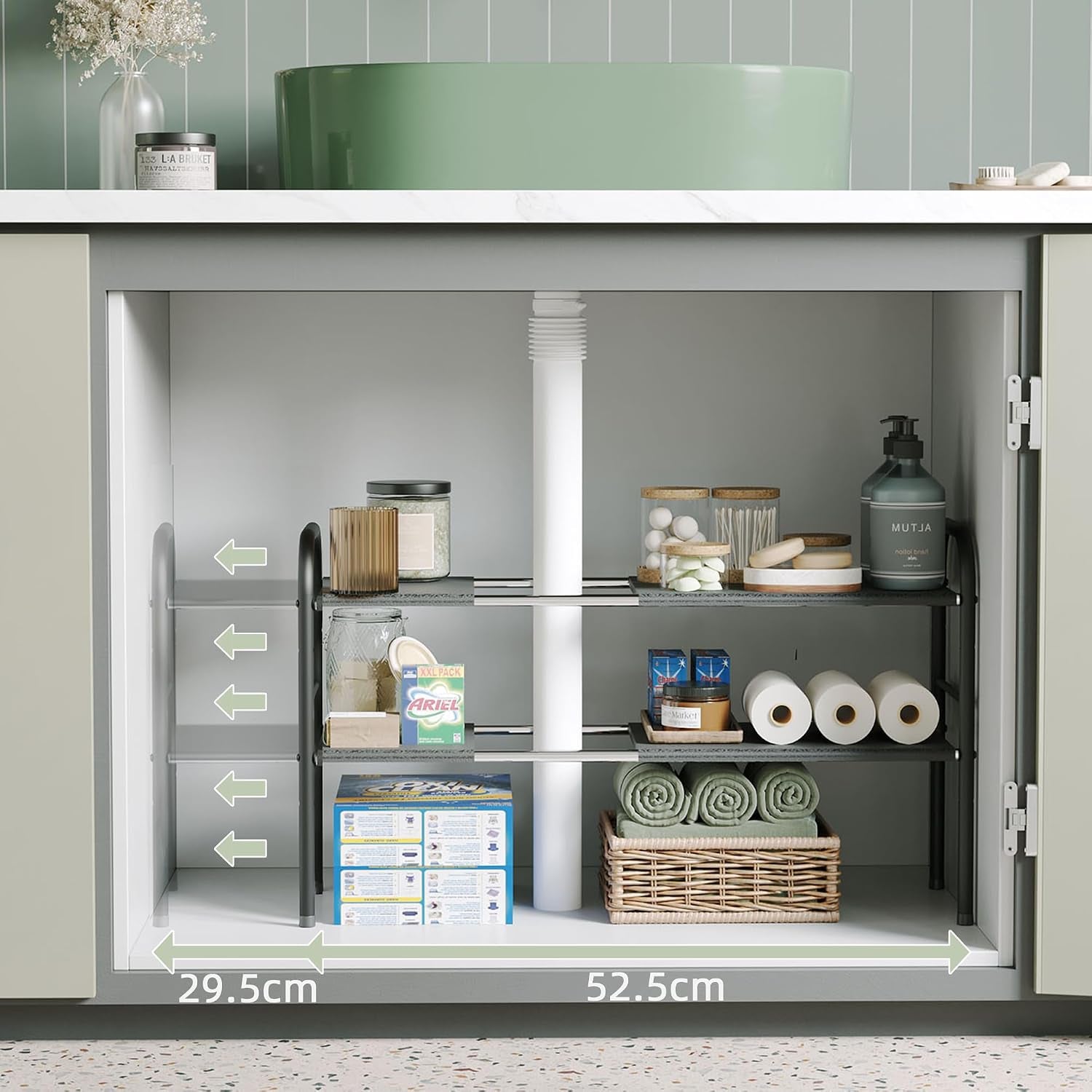 Expandable Under Sink Storage Rack