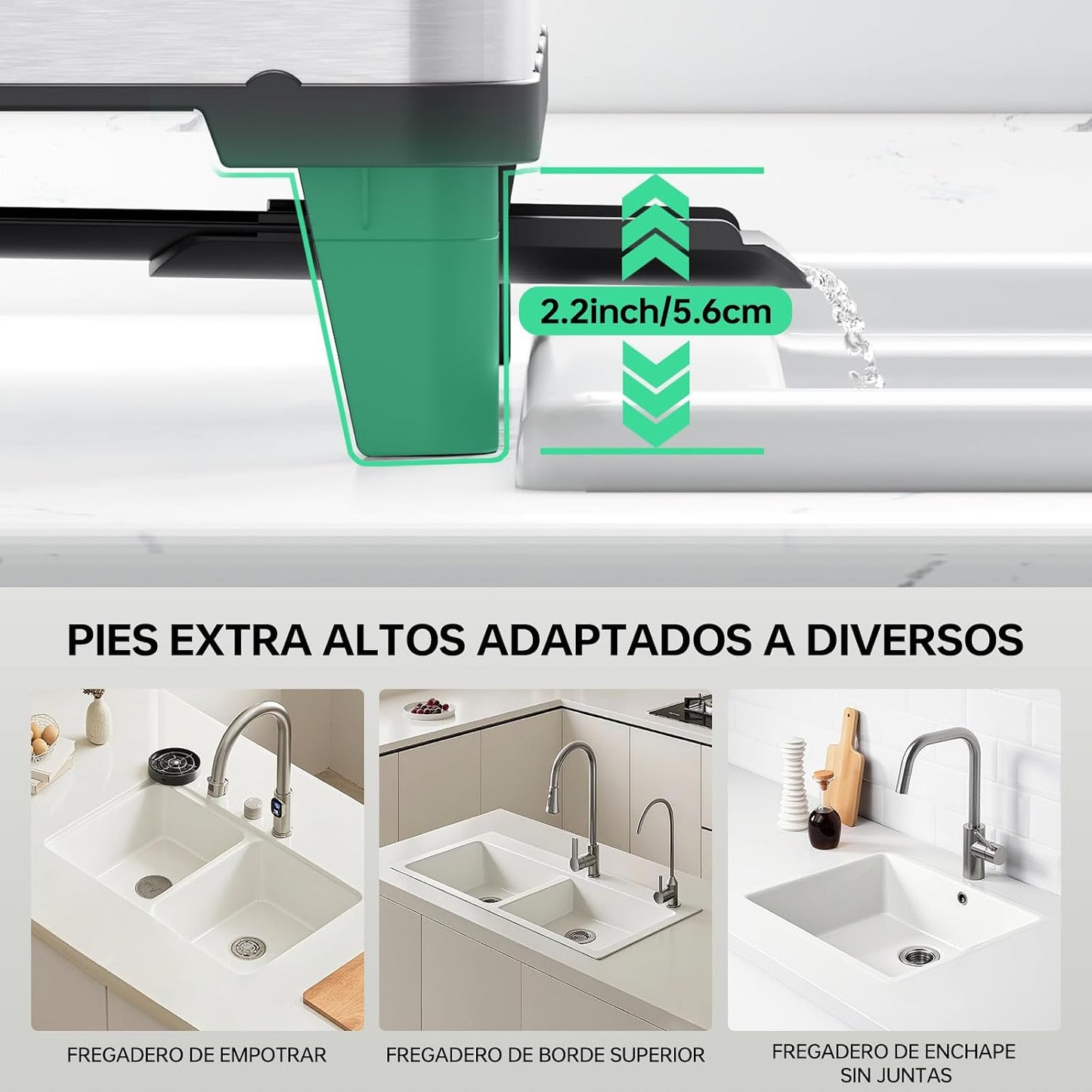 Expandable Stainless Steel Dish Drying Rack