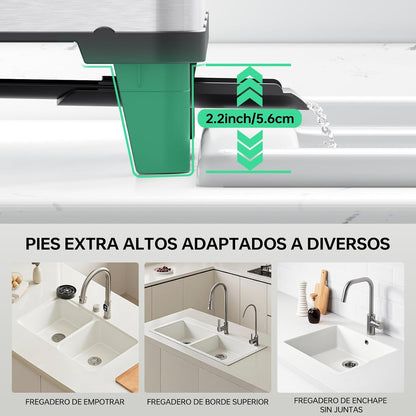 Expandable Stainless Steel Dish Drying Rack