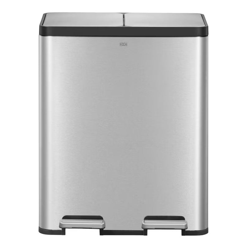 Ecocasa 60L Recycling Bin in Stainless Steel