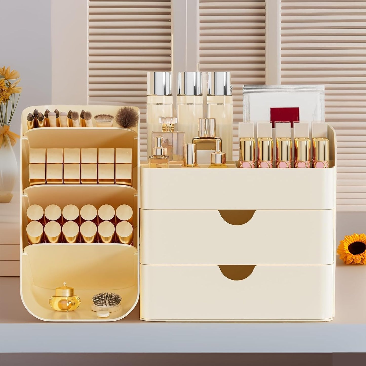 Makeup Organiser with Drawers & Cover