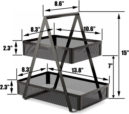 2-Tier Fruit Basket & Countertop Organiser