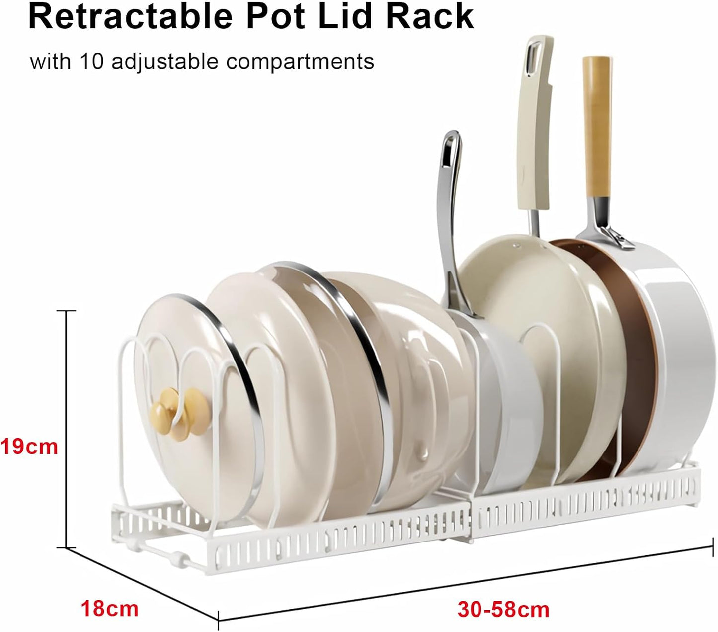 Expandable Pan & Lid Organiser