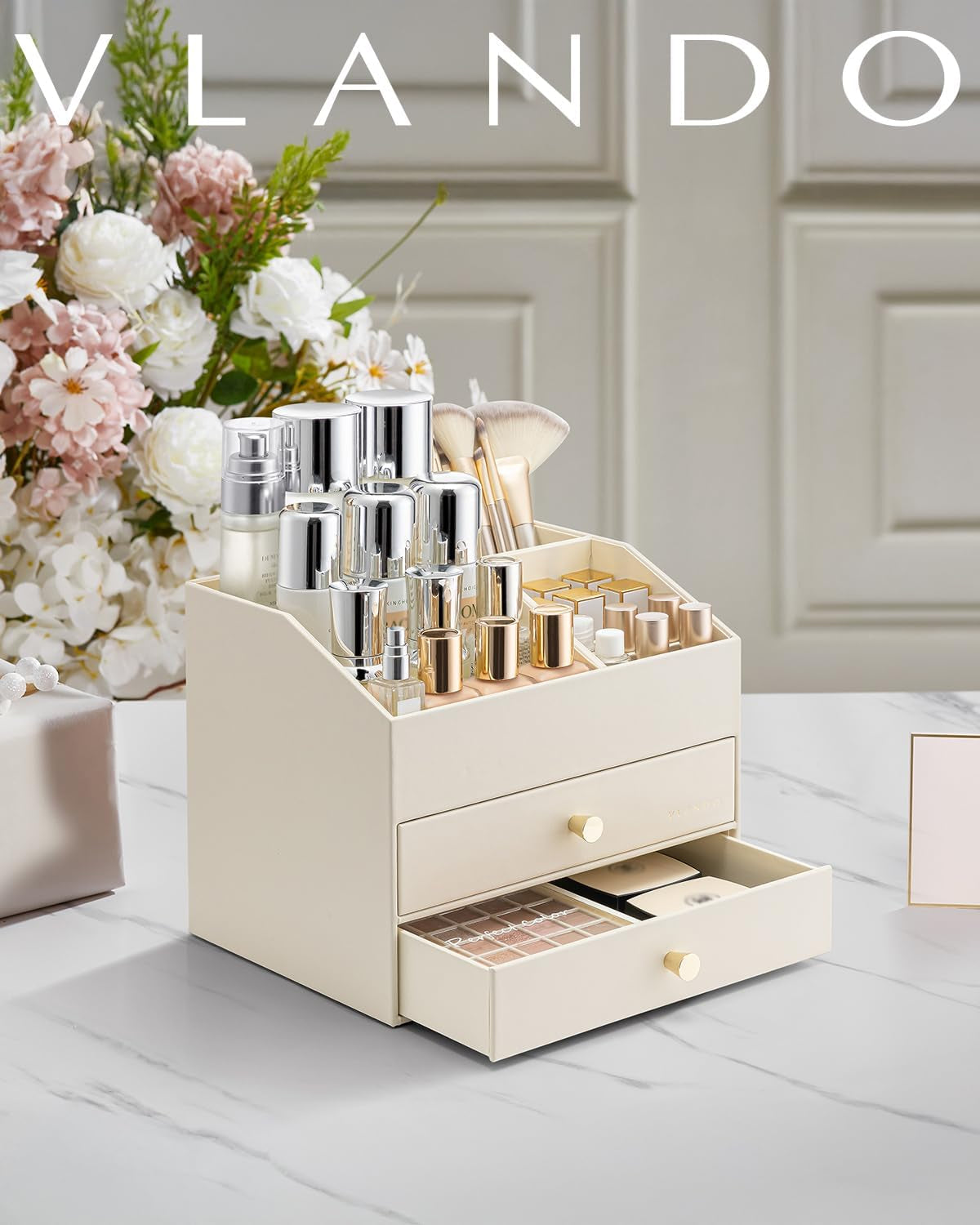 Makeup Organiser with Drawers for Cosmetics & Skincare