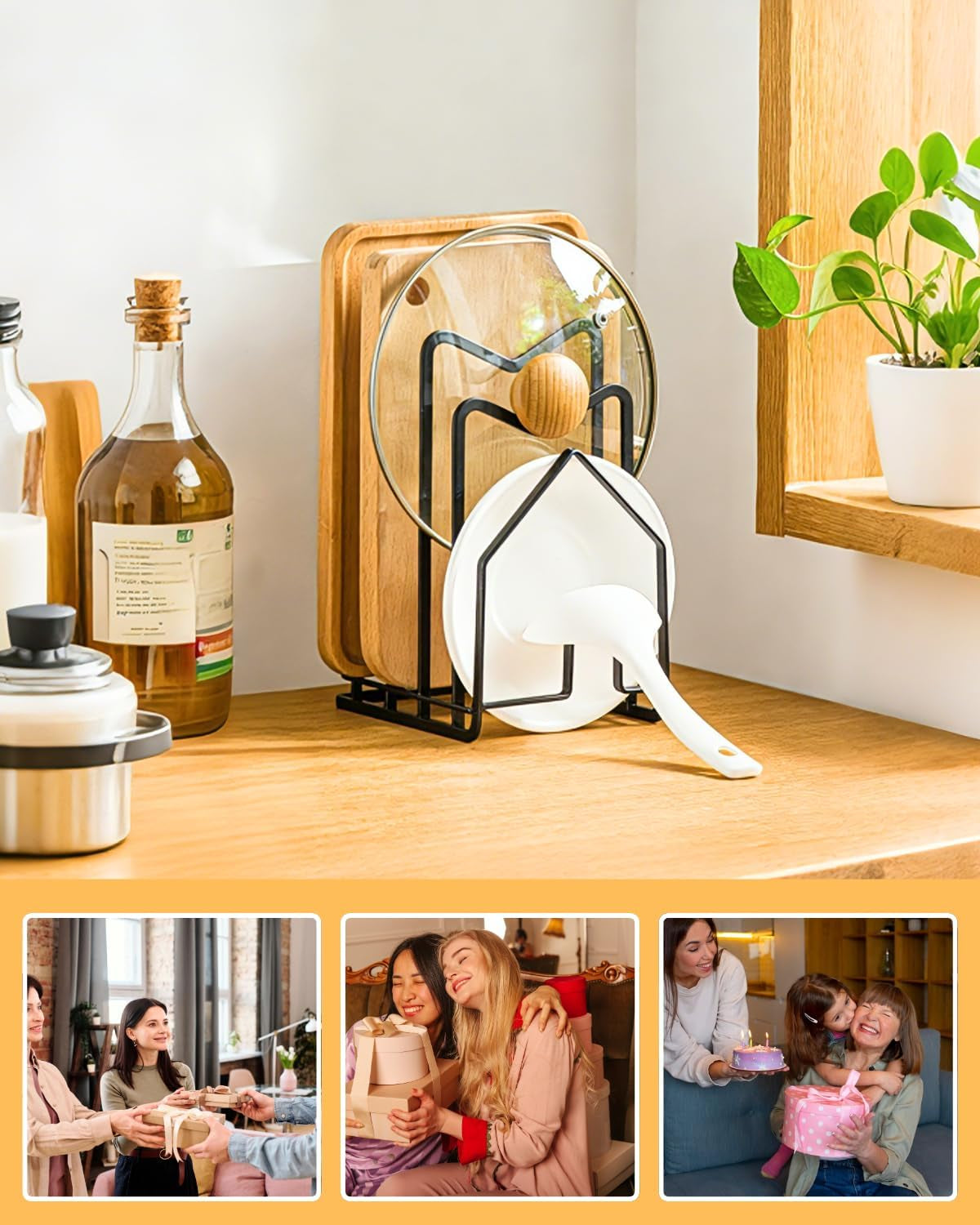 Chopping Board & Pan Lid Organiser