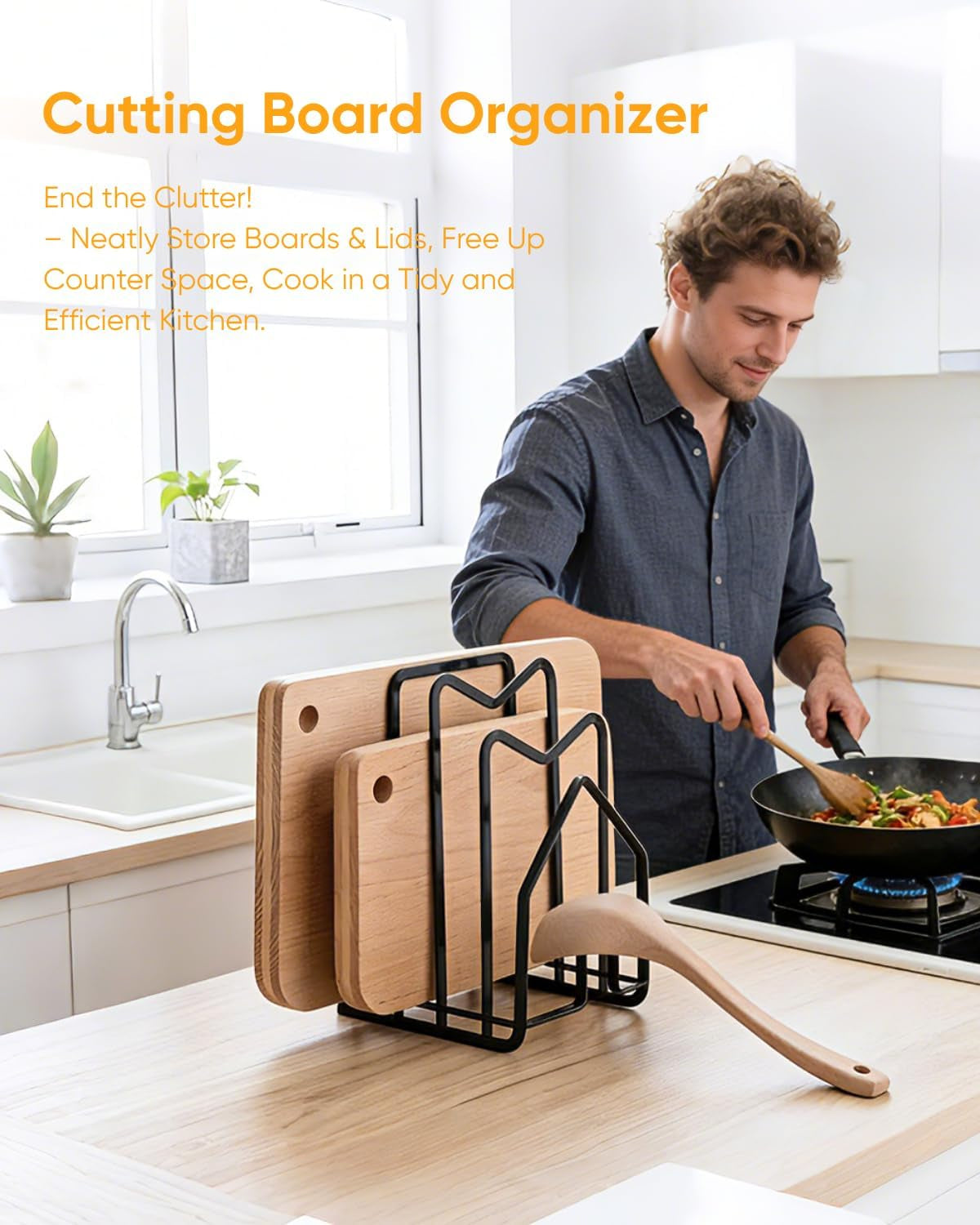 Chopping Board & Pan Lid Organiser