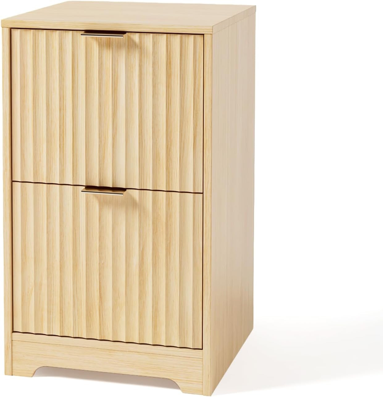 Fluted Filing Cabinet with Drawers for A4 & Letter Files
