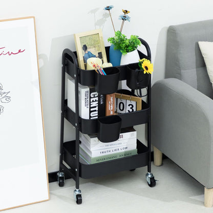 Rolling Storage Cart for Home Organisation