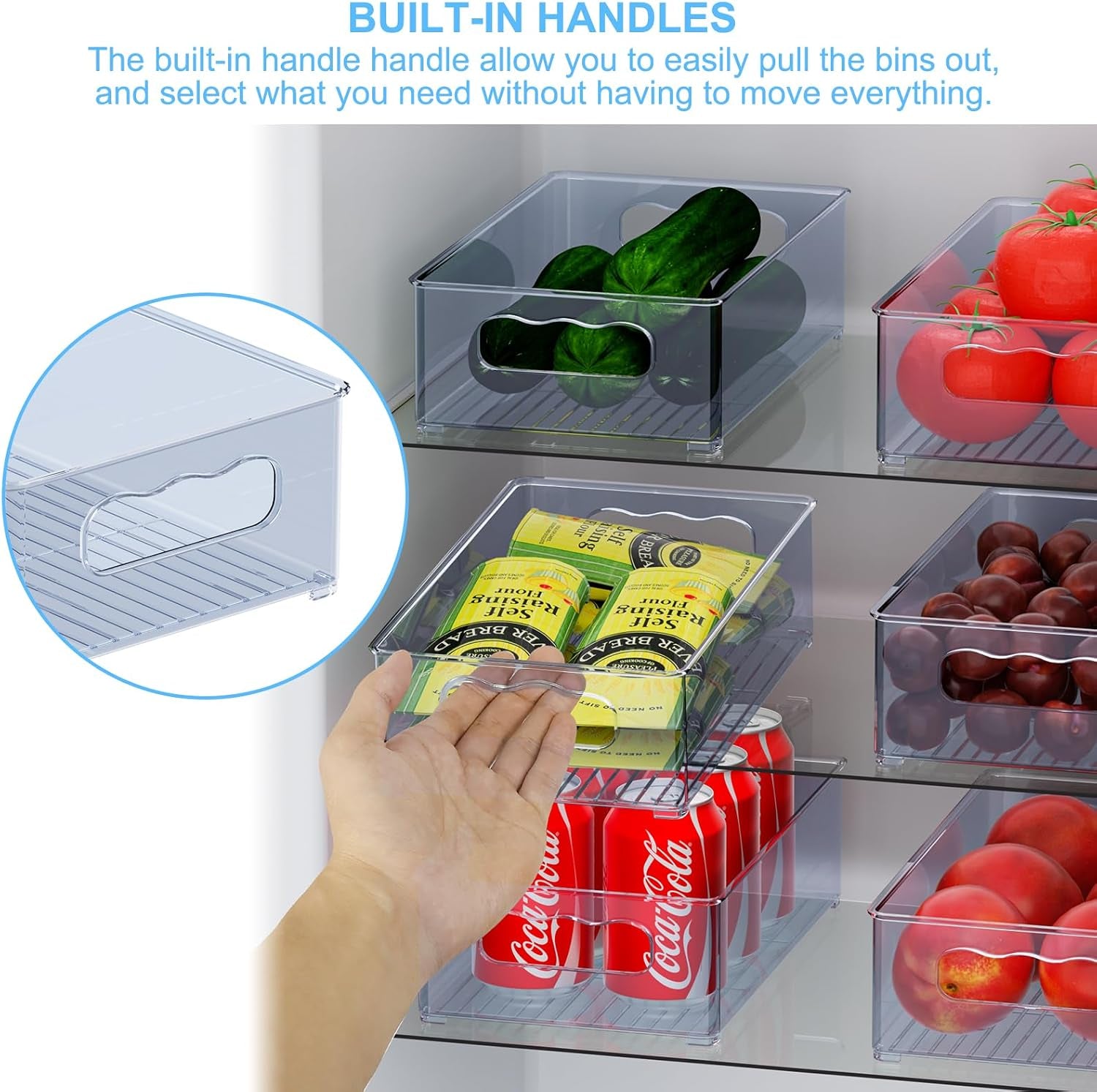 Stackable Fridge Storage Organisers