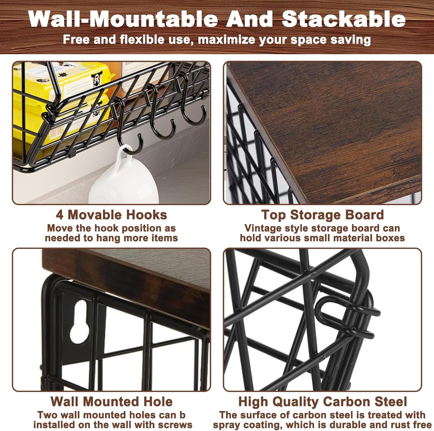 Stackable Fruit & Vegetable Storage Basket