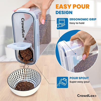 4L Airtight Cereal Storage Container Set (Pack of 4)